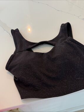 lululemon athletica Black Cutout Supportive Sports Bra